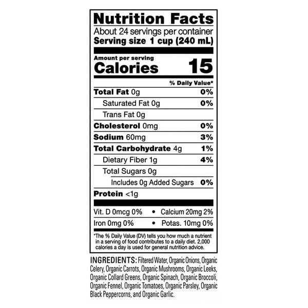 Bonafide Provisions Organic Vegetable Broth, 32 oz, 6-count