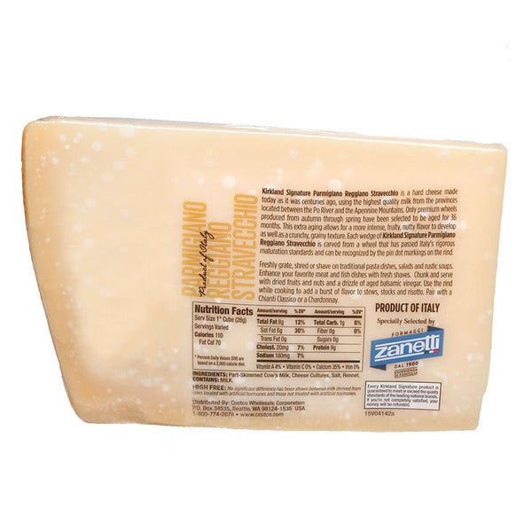 Kirkland Signature Parmigiano Reggiano Straveccho