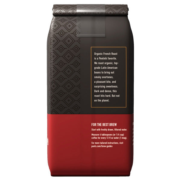 Peet's Organic Dark French Roast Ground Coffee, 32 oz