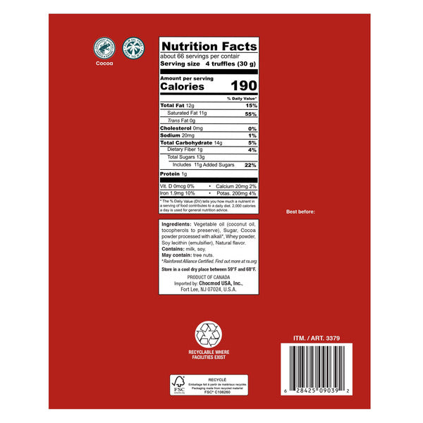 Truffettes De France Truffles, 2.2 lbs, 2-pack