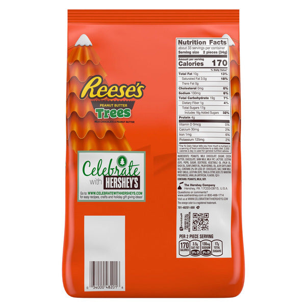 Hershey's Reese's Peanut Butter Trees, 39.8 oz