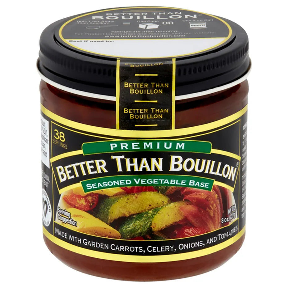 Better Than Bouillon Seasoned Vegetable Base, 8 oz