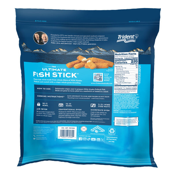 Trident Ultimate Fish Sticks, 4 lbs