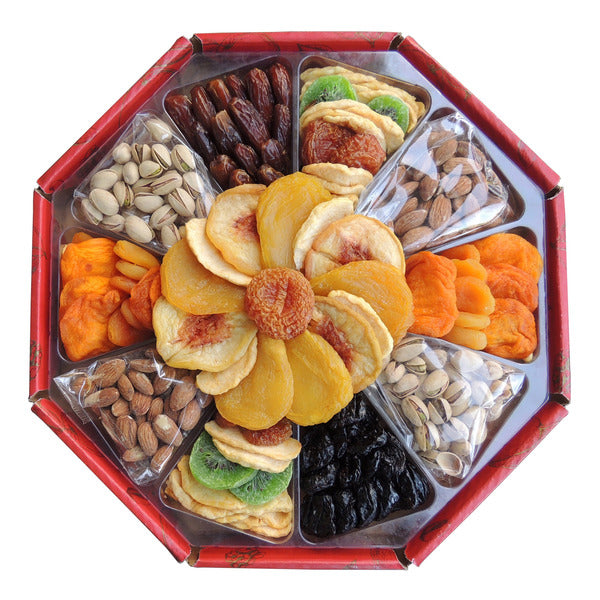 Vacaville Fruit Co. Premium Fruit & Nut Octagon Tray, 36 oz