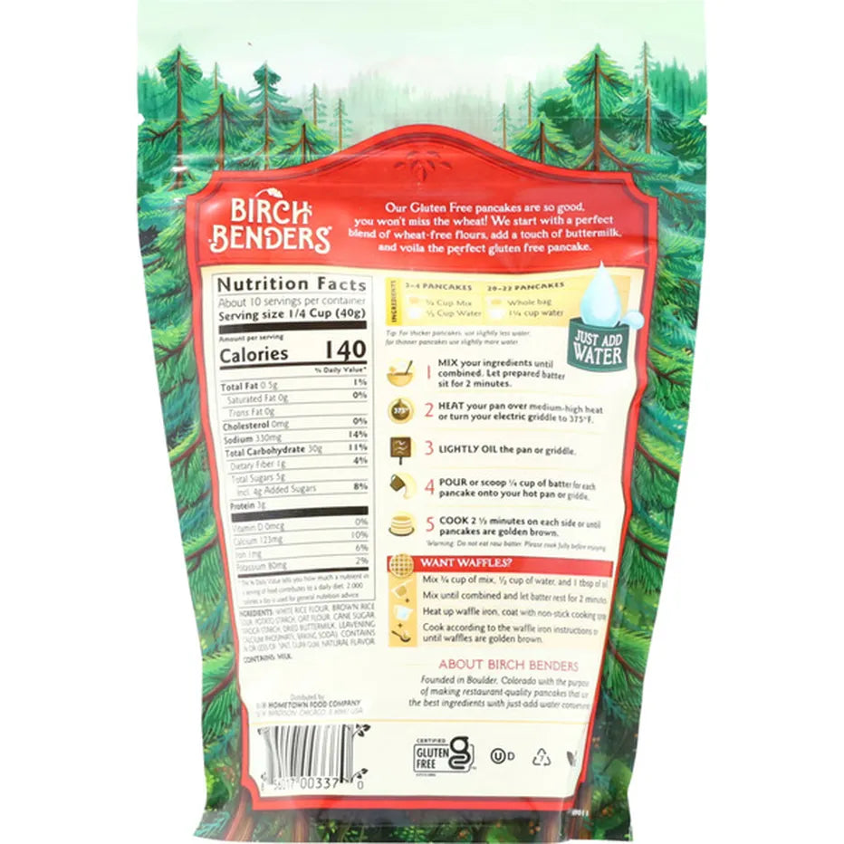 Birch Benders Gluten Free Pancake Mix, 14 oz