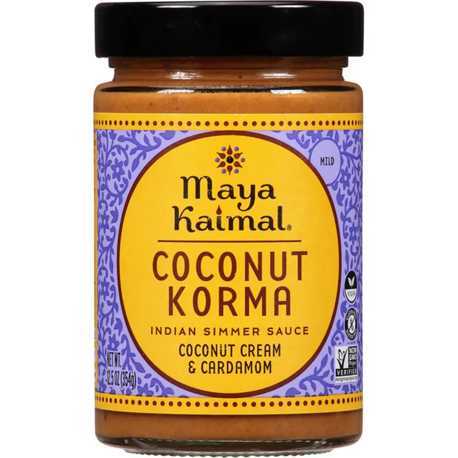 Maya Kaimal Coconut Korma Indian Simmer Sauce, 12.5 oz