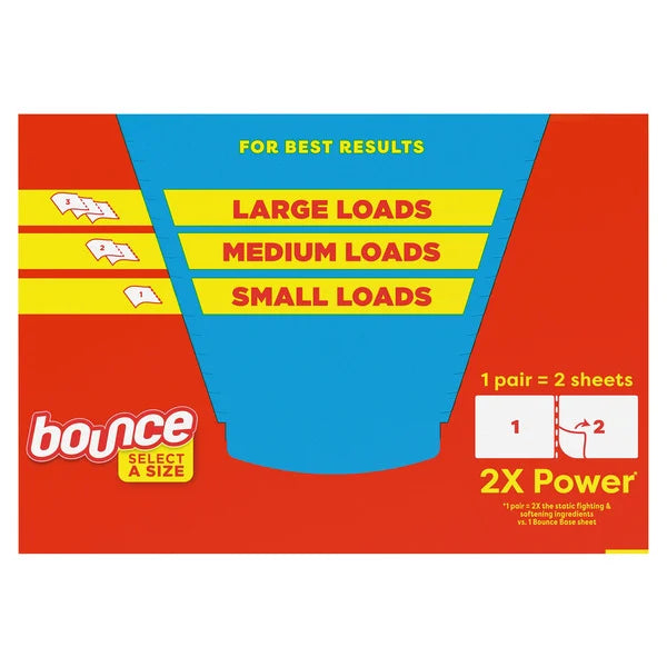 Bounce Select-a-Size Dryer Sheets, Outdoor Fresh Scent, 400 Sheets