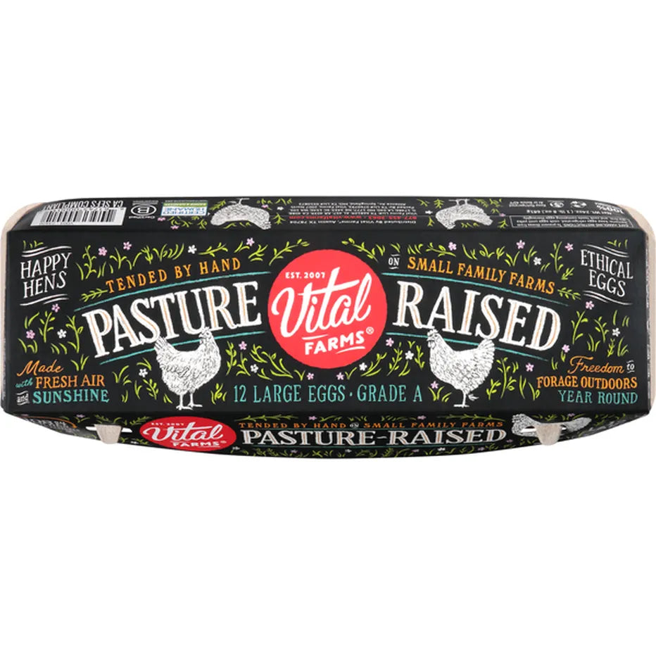 Vital Farms Pasture-Raised Large Eggs, 12 ct