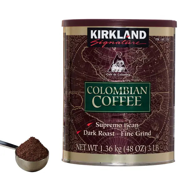 Kirkland Signature Colombian Coffee, Dark Roast, 3 lbs
