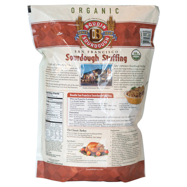 Organic Boudin Sourdough Stuffing, 32 oz