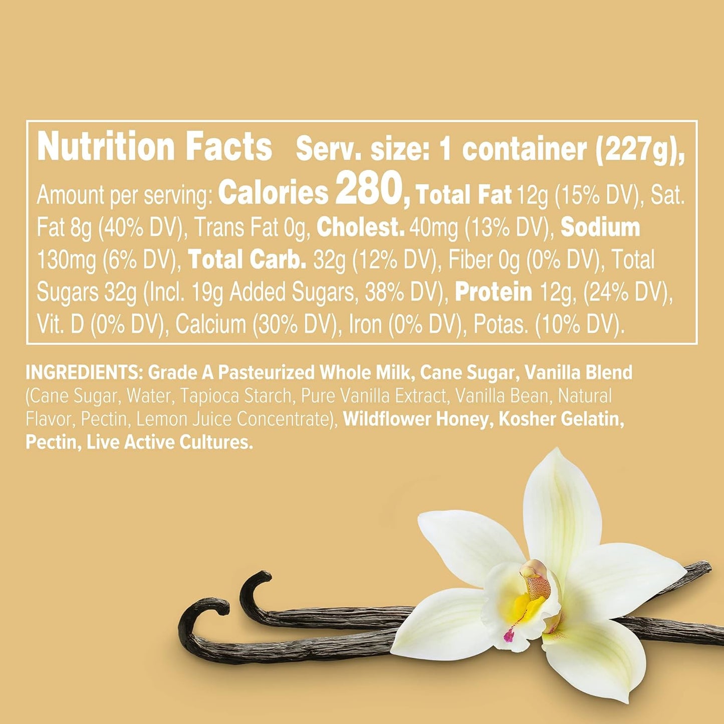noosa Vanilla Bean Yoghurt, 8 oz