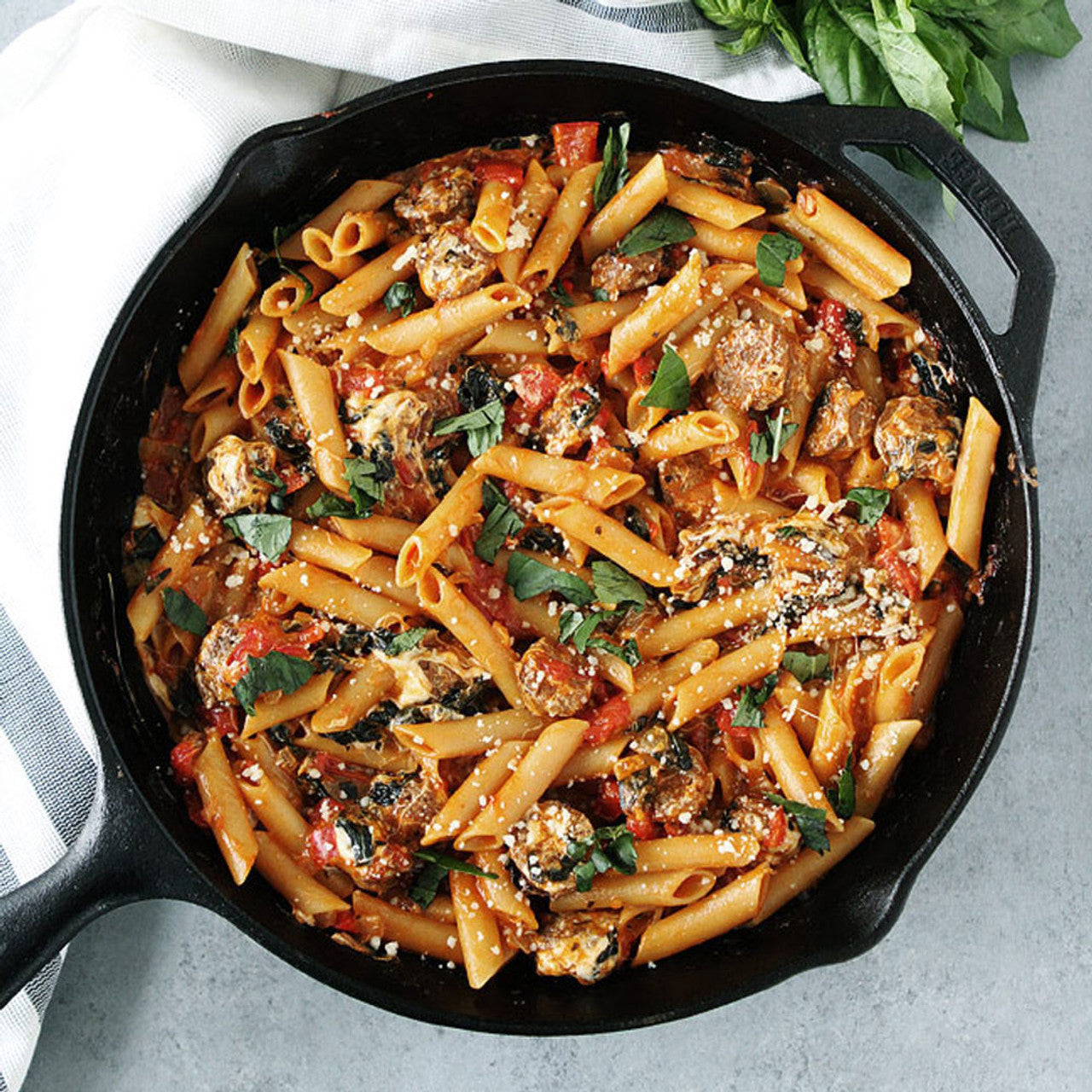 Delallo Organic Penne Rigate, 16 oz