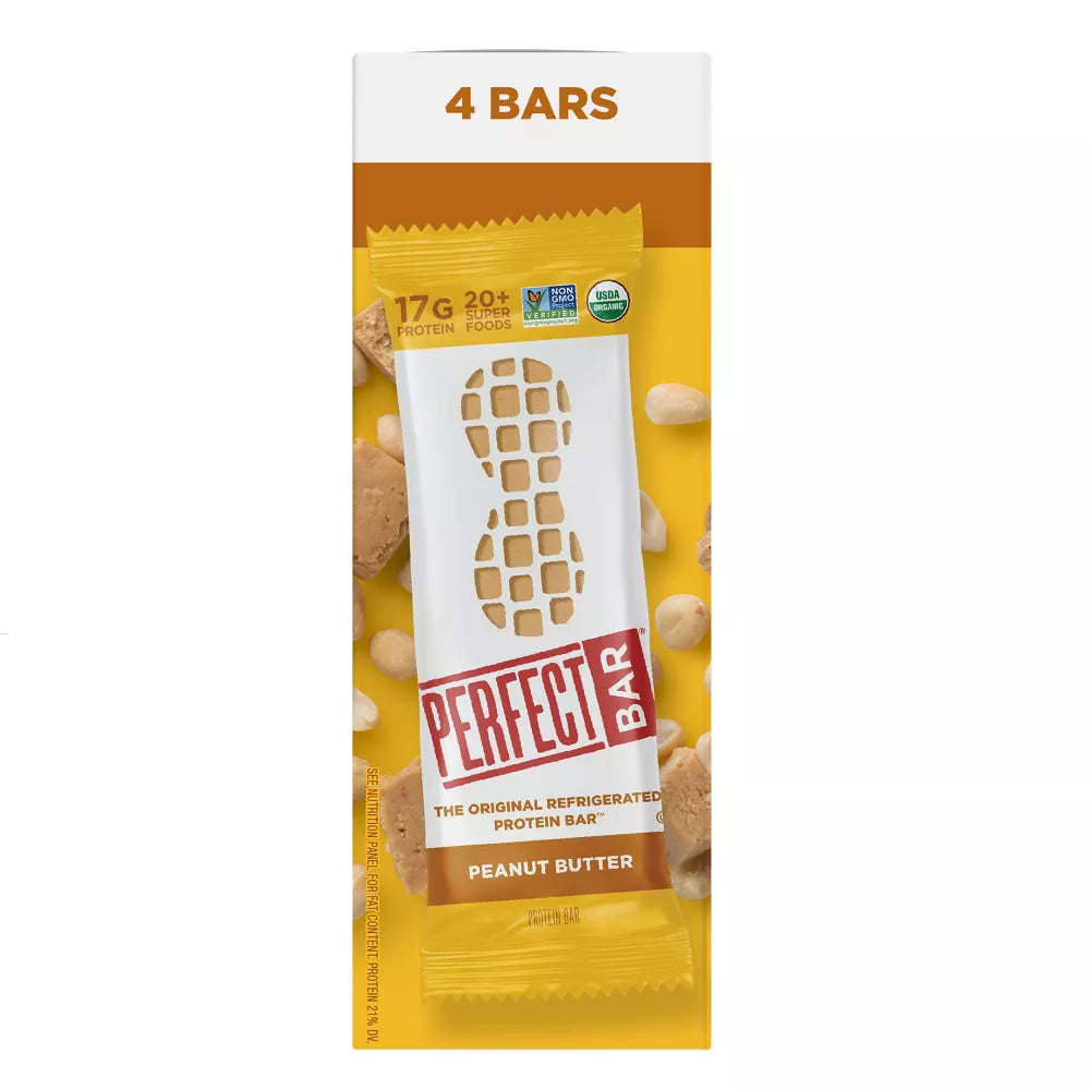 Perfect Bar Peanut Butter Protein Bar, 4 Count