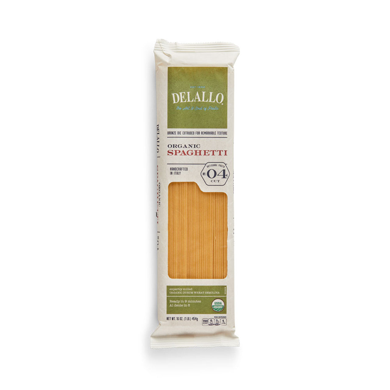 Delallo Organic Spaghetti, 16 oz