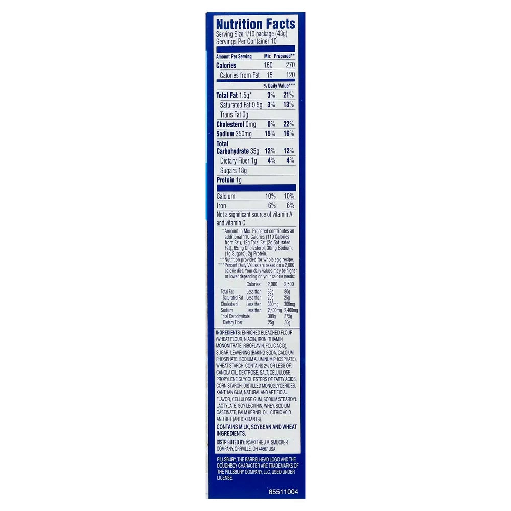 Pillsbury Moist Supreme White Cake Mix, 15.25 oz