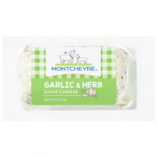 Montchevre Garlic & Herb Goat Cheese Log, 4 oz