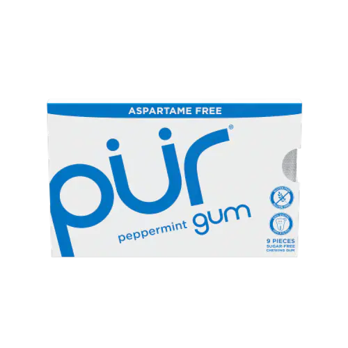Pur Gum Peppermint, 9 Count