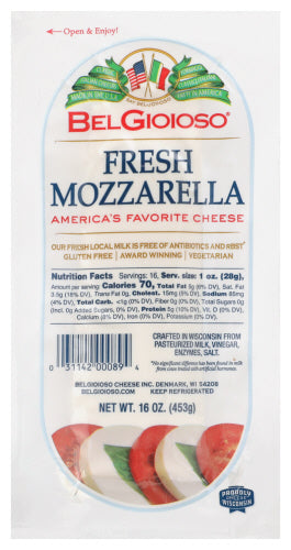 Belgioioso Mozzarella Cheese Log 16oz