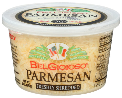 Belgioioso Cheese Cup Shredded Parmesan 5 oz Cup