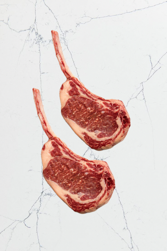 Kuhn Family Meats - Beef Tomahawk Steak | 2 Pack, $14.99/lb.