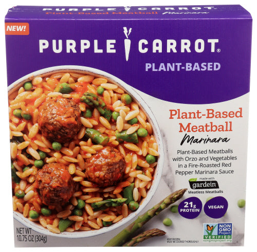 Purple Carrot Plant Based Meatball Marinara Bowl, 10.75 oz