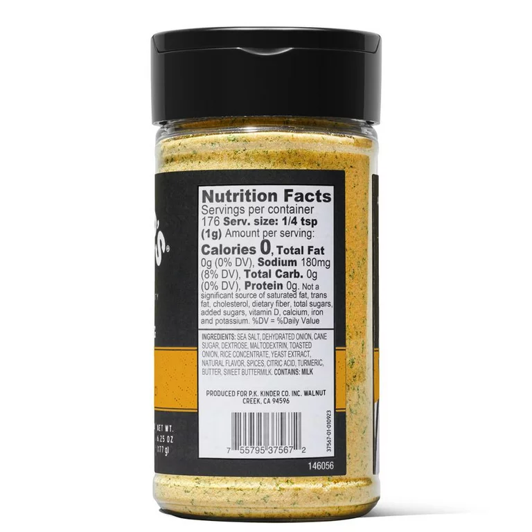 Kinder's Caramelized Onion Butter Seasoning, 6.2oz