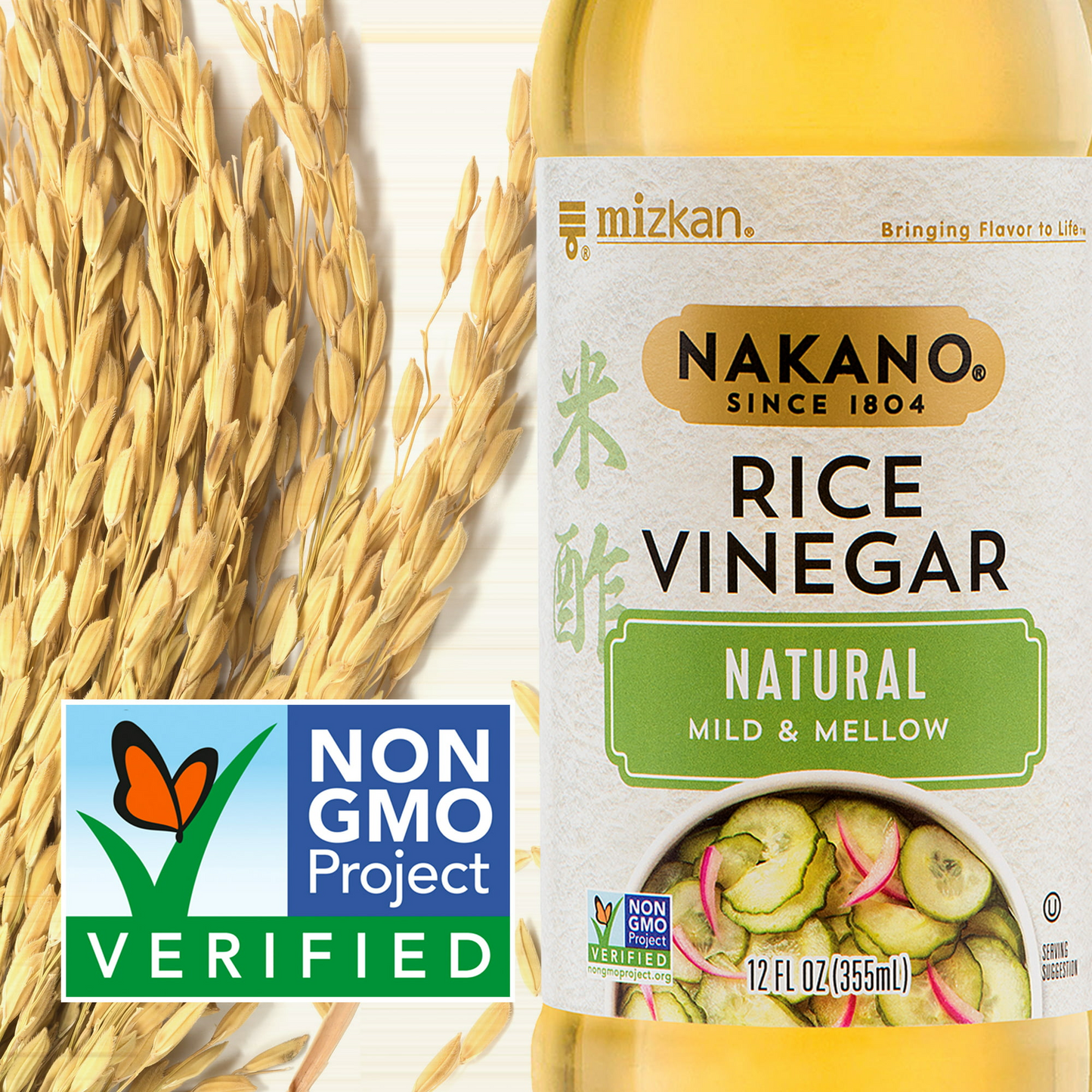 Nakano - Natural Rice Vinegar - 12oz