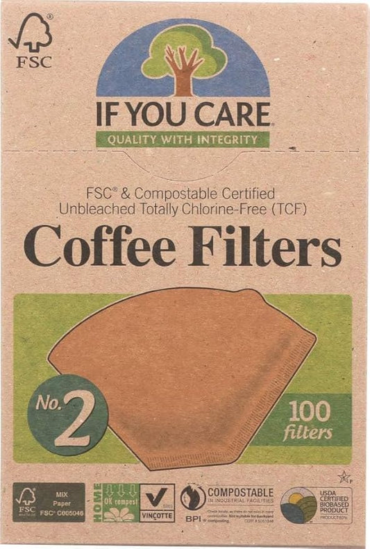 If You Care Unbleached Coffee Filters No. 2, 100 Count