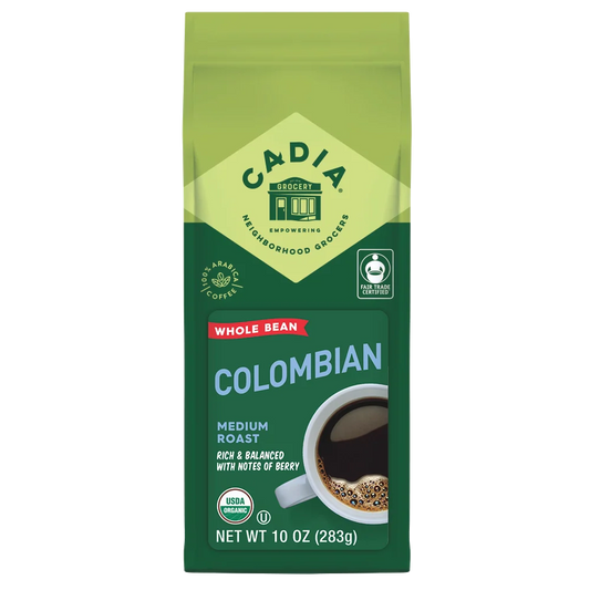 Cadia Organic Colombian Coffee, 10 oz