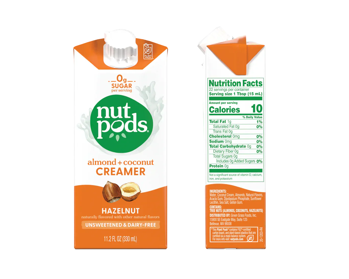 Nutpods Hazelnut Creamer