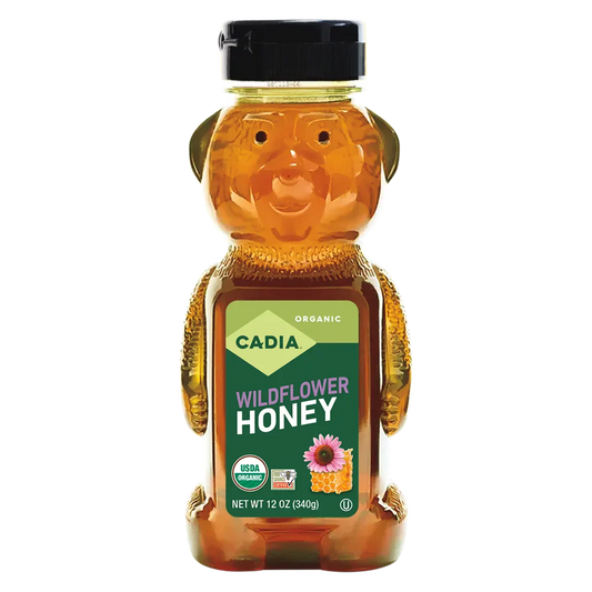Cadia Organic Raw Wildflower Honey, 12 oz