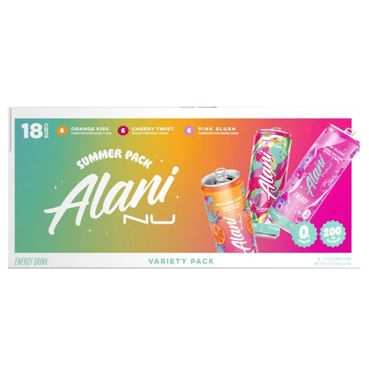Alani Nu Variety Pack Energy Drink 18 ct, 12 oz