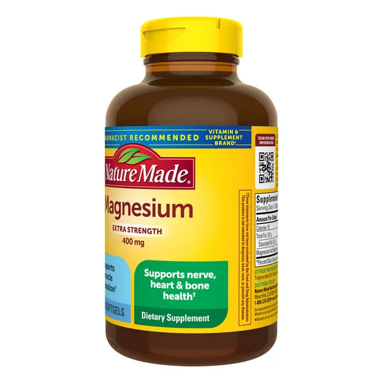 Nature Made Extra Strength Magnesium 400 mg., 180 Softgels