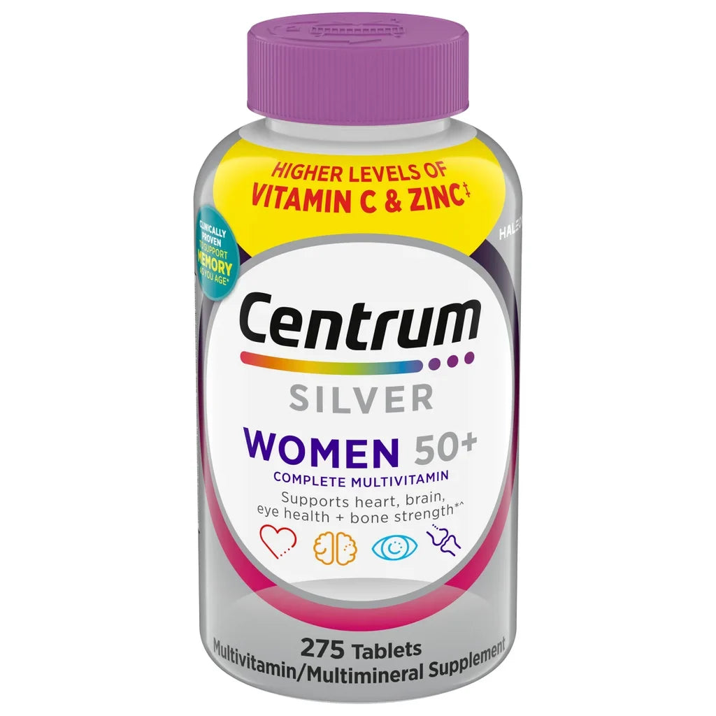 Centrum Silver Women 50+ Immune Support Multivitamin, 275 Tablets