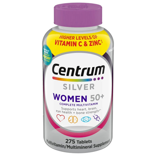 Centrum Silver Women 50+ Immune Support Multivitamin, 275 Tablets