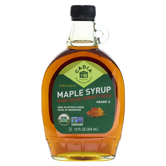 Cadia Organic Dark Maple Syrup, 12 oz