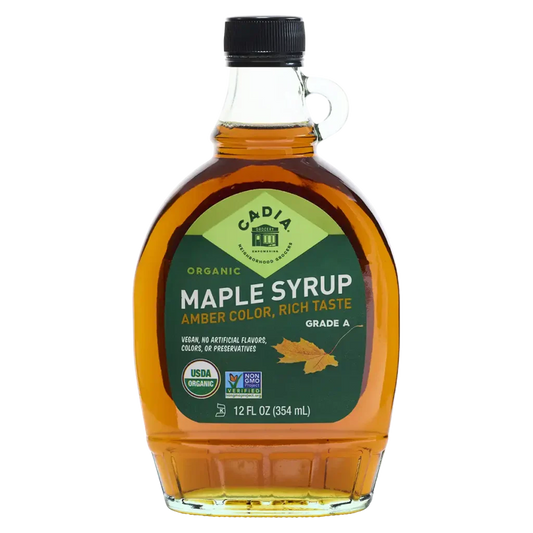 Cadia Organic Amber Maple Syrup, 12 oz