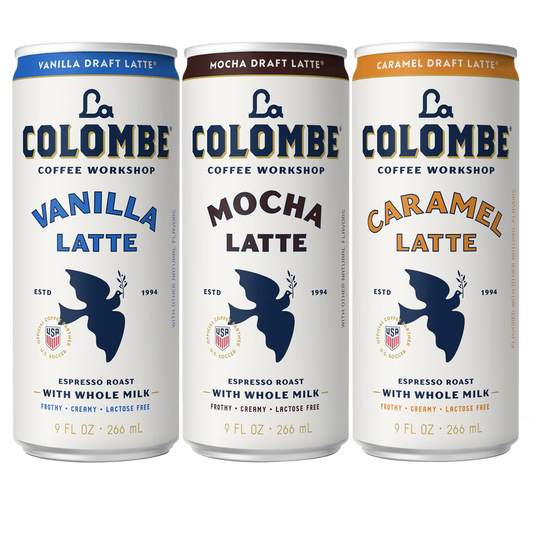 La Colombe Draft Latte Cold Brew with Whole Milk, Variety Pack, 9 fl oz, 12 ct