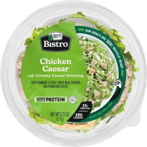 Ready Pac Bistro Chicken Caesar Salad, 6.25 oz