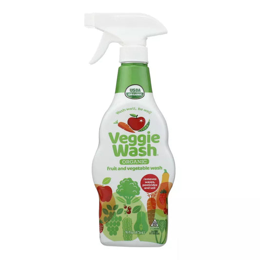 Veggie Wash Organic Fruit and Vegetable Wash, 16 oz