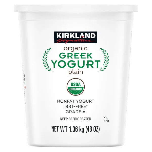 Kirkland Signature Organic Greek Yogurt, 48 oz