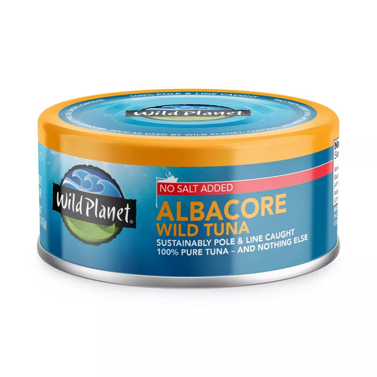 Wild Planet Albacore Wild Tuna No Salt Added, 5 oz