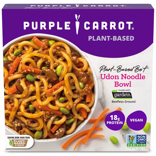 Purple Carrot Frozen Udon Noodle Bowl, 10.75 oz