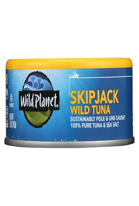 Wild Planet Skipjack Wild Tuna w/ Sea Salt, 5 oz