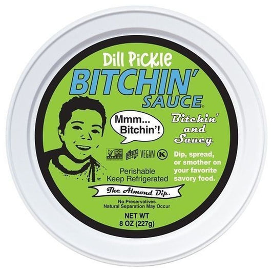 Bitchin Sauce Dill Pickle Almond Dip, 8 oz