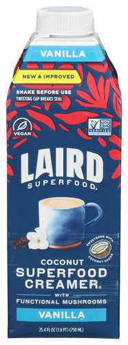 Laird Superfood Vanilla Coconut Superfood Creamer, 25.4 oz