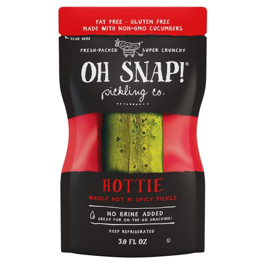 Oh Snap! Hottie Whole Hot N' Spicy Pickle, 3 oz