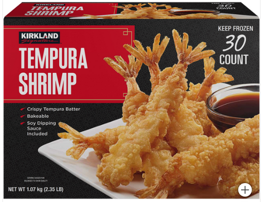 Kirkland Signature Tempura Shrimp, 30 Count (2.35 lb)