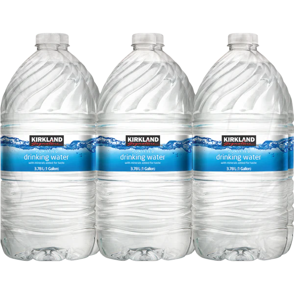 Kirkland Signature Purified Water 6 ct, 1 gallon