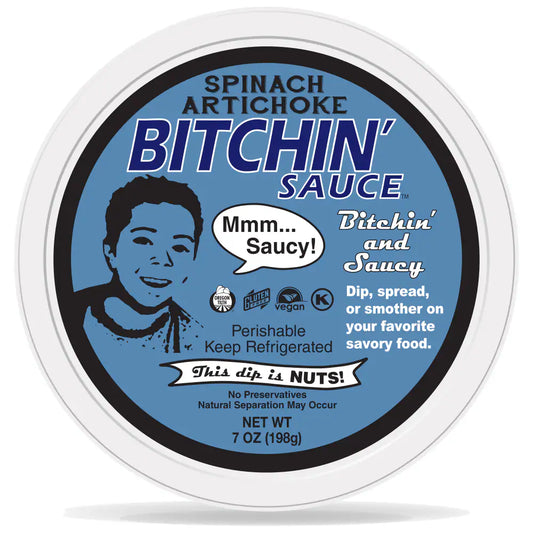 Bitchin Sauce Spinach Artichoke Almond Dip, 7 oz